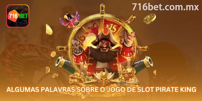Imagem intermediária de Pirate King online, mostrando “símbolo Wild” e “rodada de piratas”