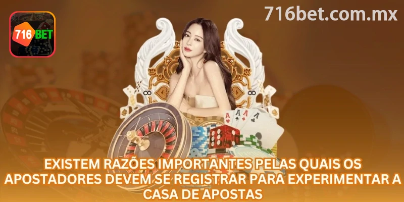 Áreas de jogos, histórico e carteira liberadas após o cadastro na 716bet
