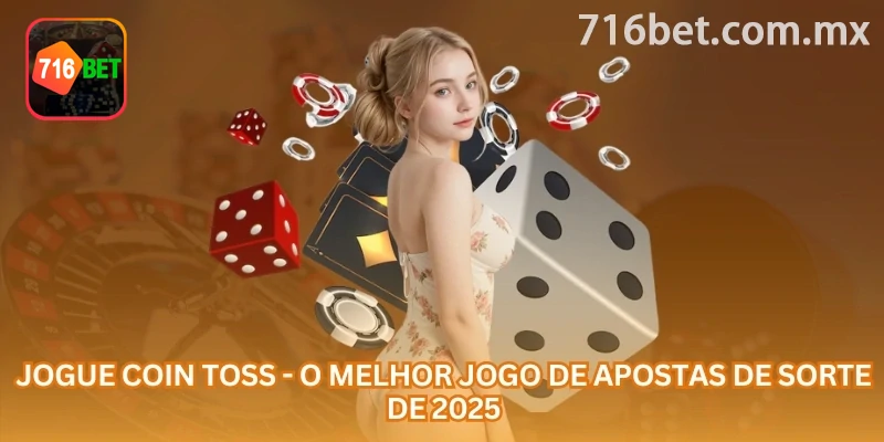Início da página de Coin Toss online: “cara” e “coroa”
